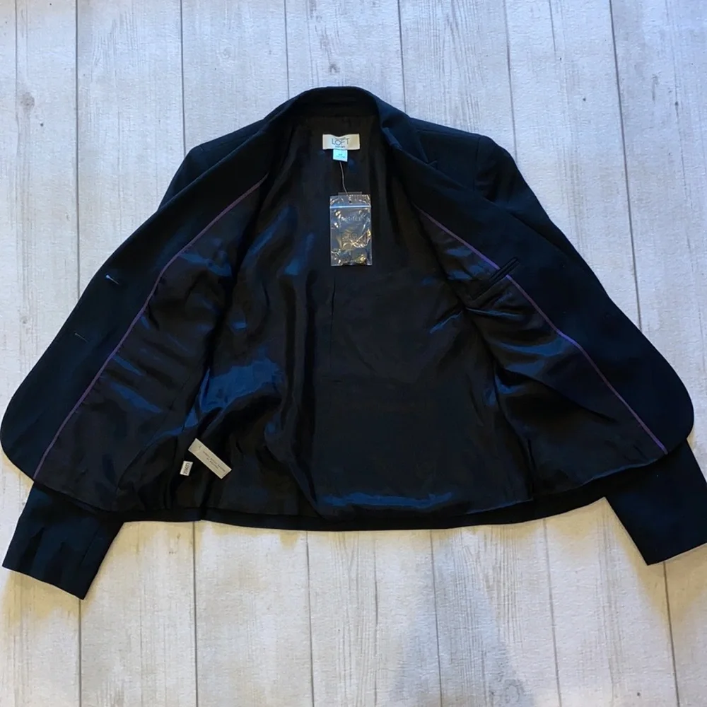 Ann Taylor Loft Suit Jacket Blazer, Size 0 Petite - Picture 3 of 5
